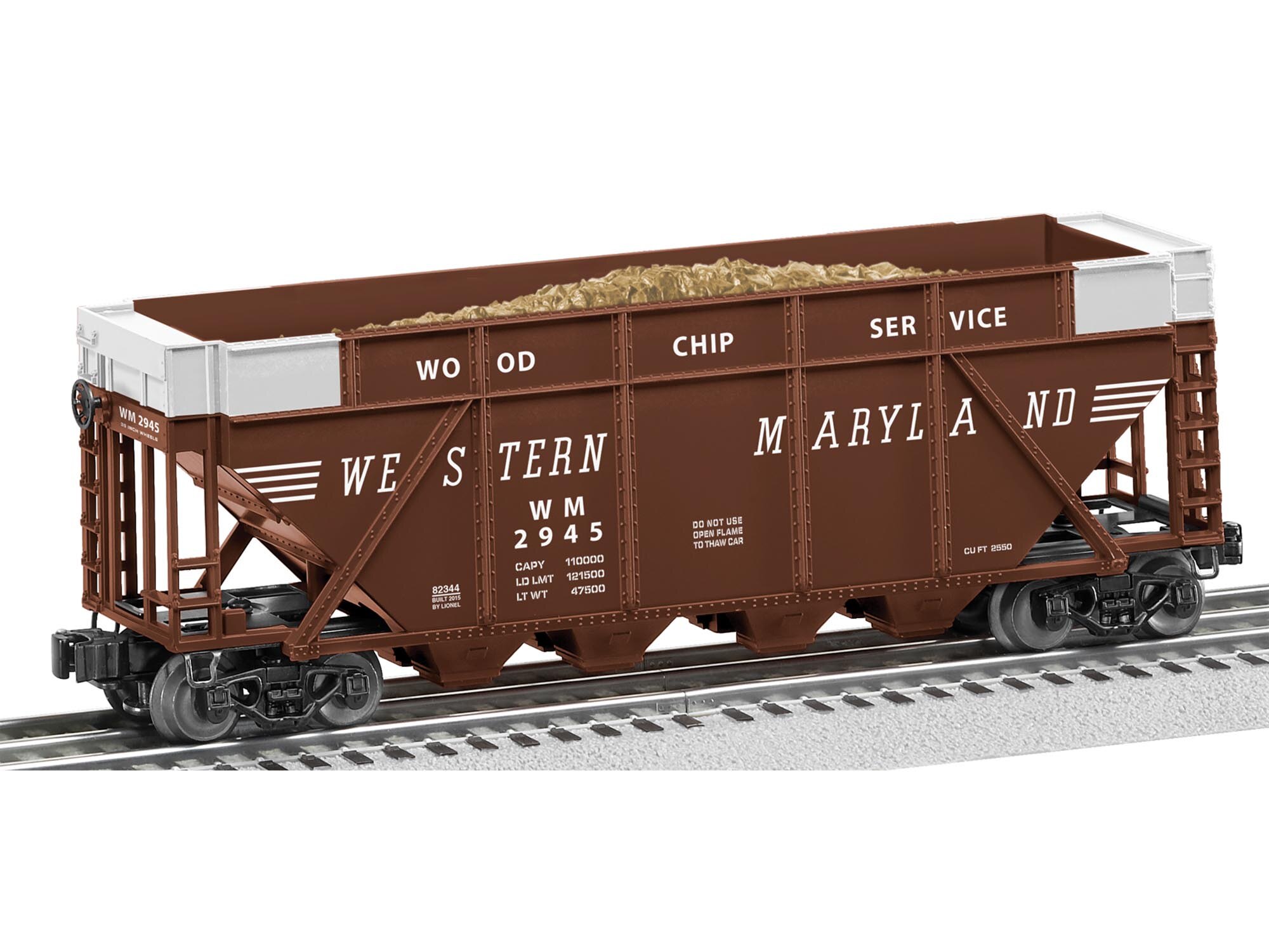 Western Maryland Wood Chip Hopper 2945